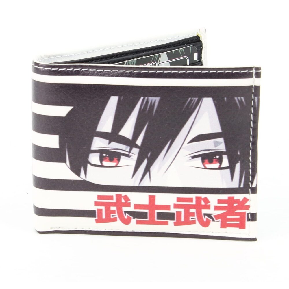 5332 Li Vegan Leather Wallet - Anime Print Bifold Wallet With Top-Flap 2 ID